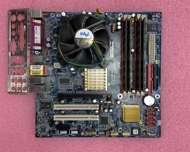 Gigabyte 8I915GMF Motherboard Intel Pentium 4 3GHz 3GB RAM w/IO Shield Bad Cap