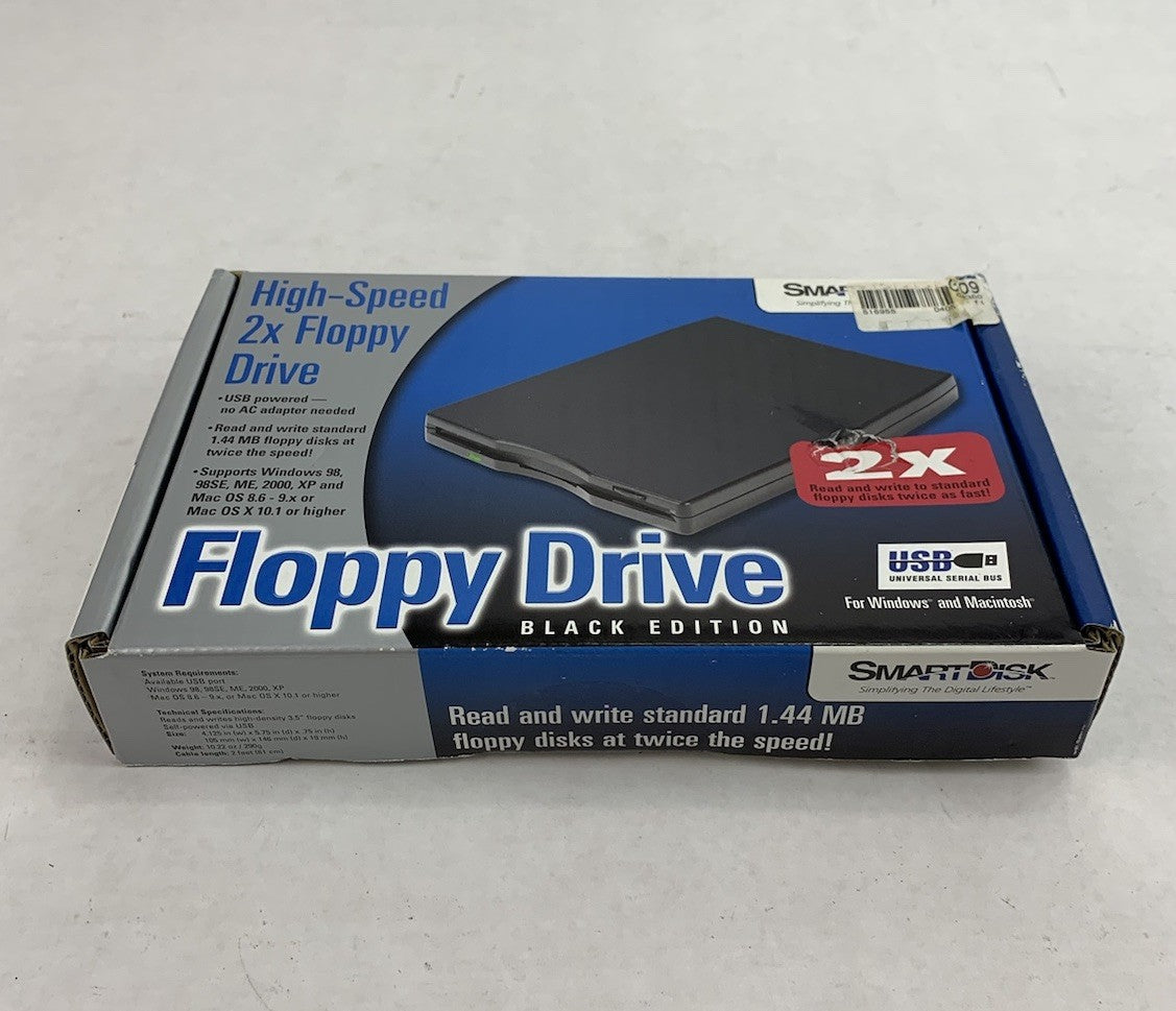 SmartDisk High-Speed 2x Floppy Drive Black Edition