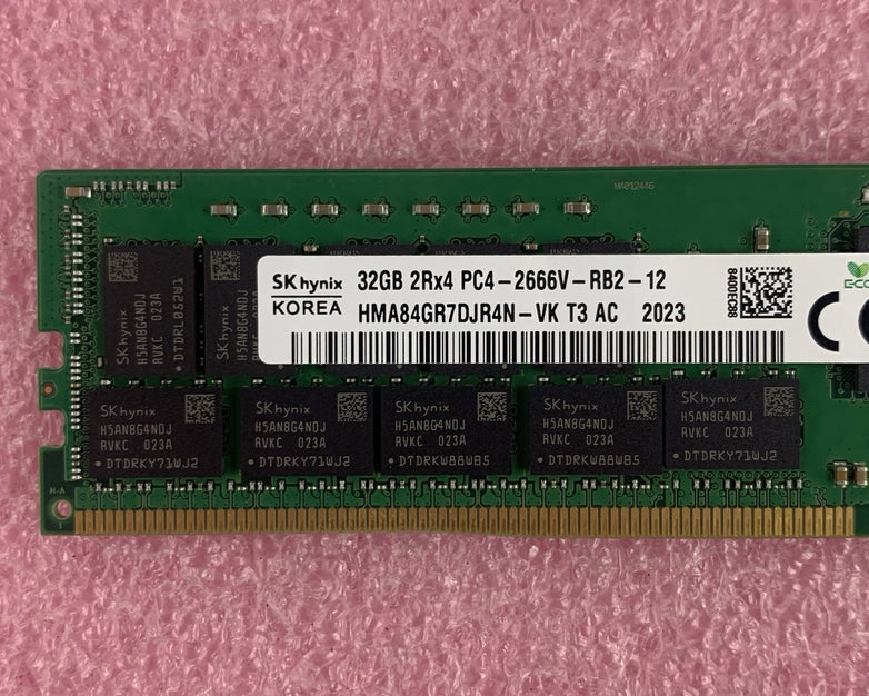 SK Hynix HMA84GR7DJR4N-VK 32 GB 1X32GB 2RX4 PC4-2666V Server Memory Ram