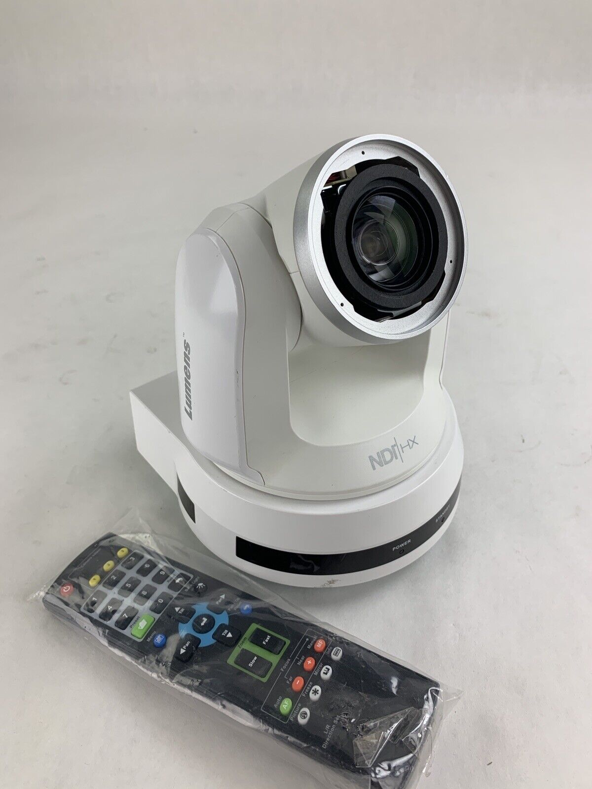 Lumens VC-A50S Full HD 1080p PTZ Camera 20x Optical Zoom W/ Remote Missing Bezel