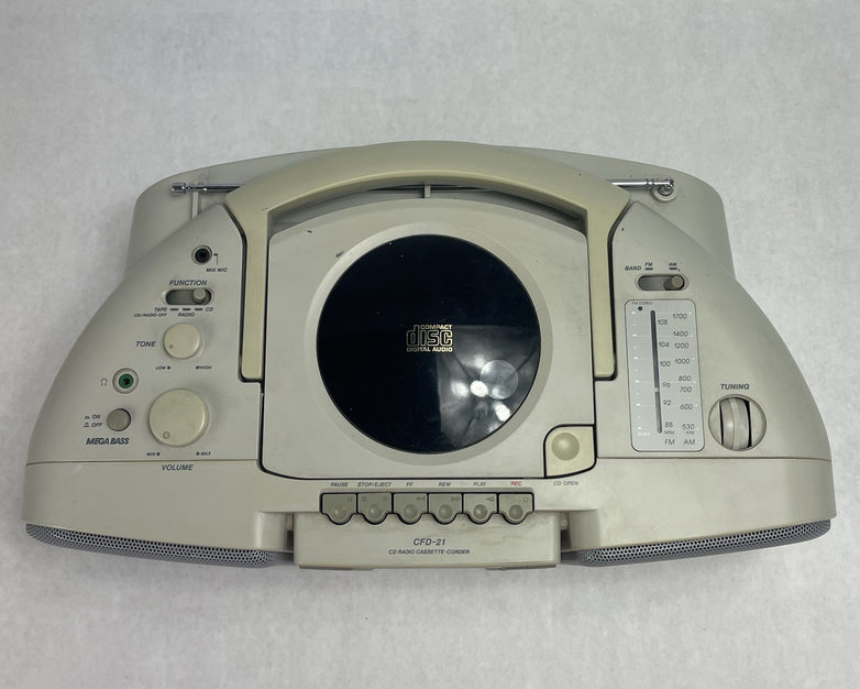 Sony CFD-21 CD Radio Cassate Recorder/Player For Parts