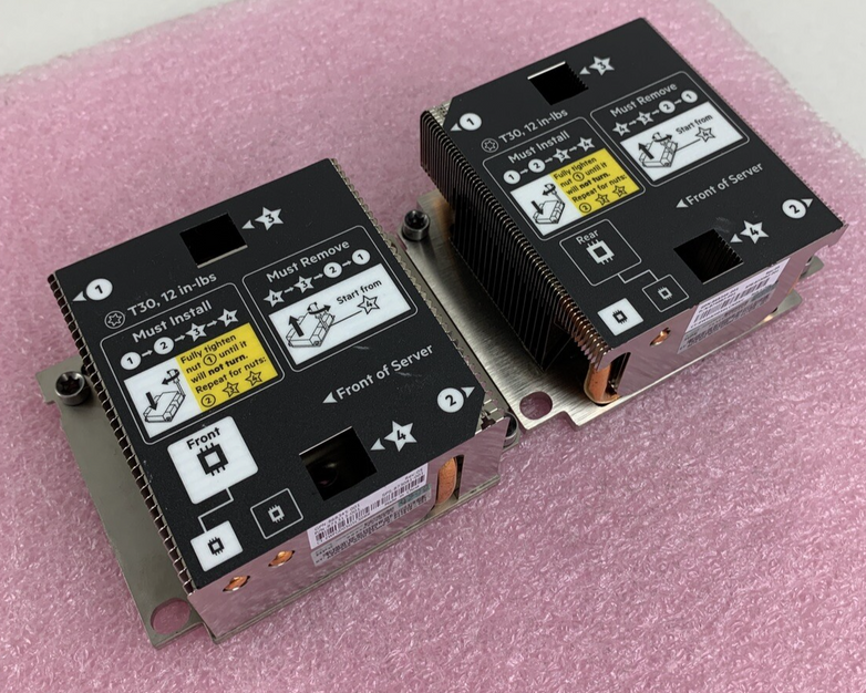 HP Heatsinks Synergy Gen10 868346-001 868345-001 871313-001 874087-001 Pair of 2