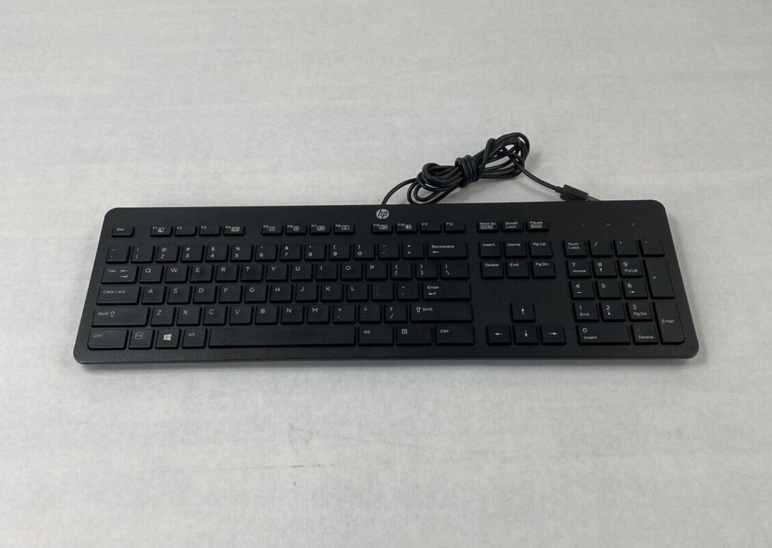Lot of 6 HP PH0U USB Slim Keyboard Tested