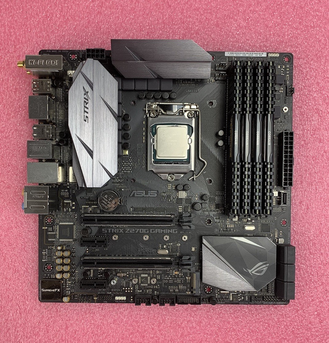 ASUS Strix Z270G Gamming Motherboard Intel Core i7-6700K 4GHz 16GB RAM w/ Shield