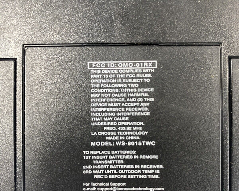 La Crosse Technology Radio Controlled Weather Station Untested