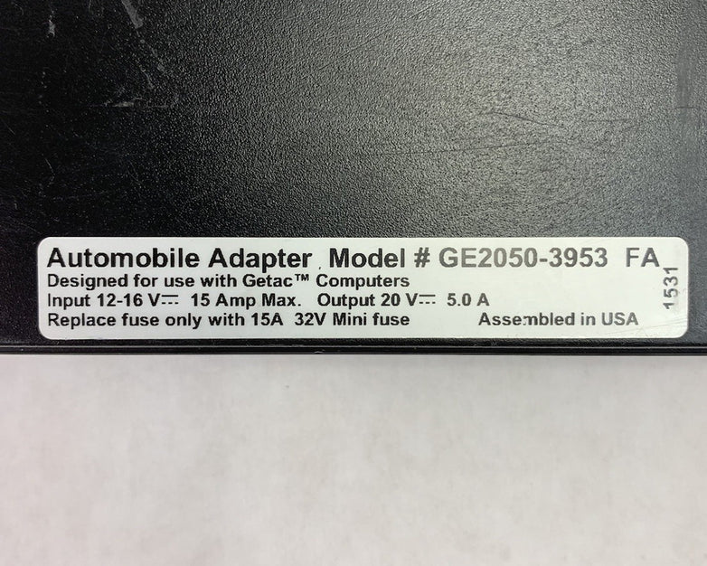 Lind GE2050-3953 Getac Computers Automobile Adapter