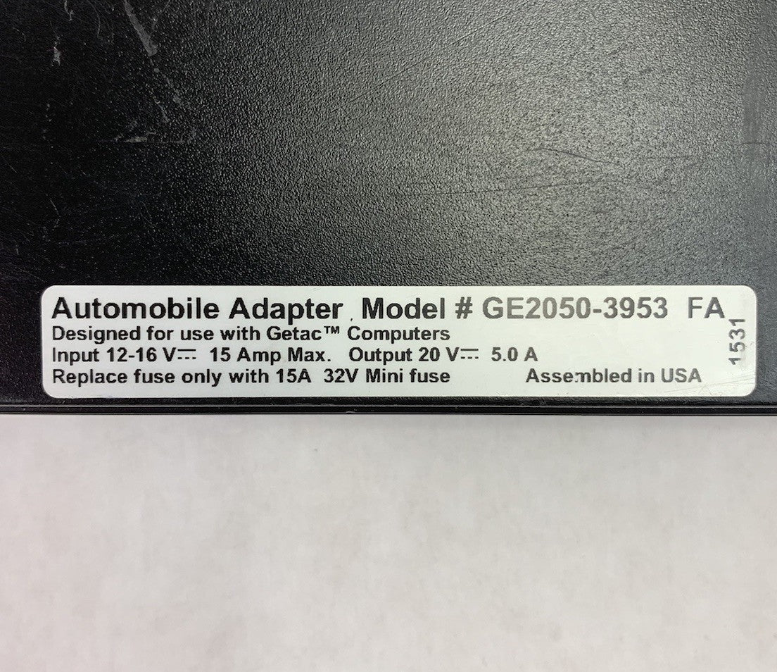 Lind GE2050-3953 Getac Computers Automobile Adapter