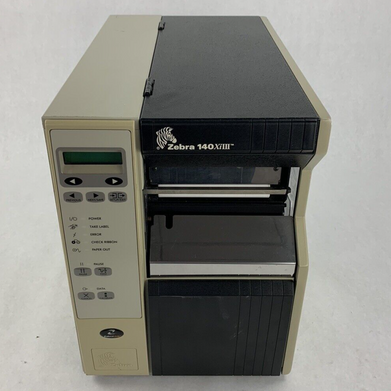 Zebra 140Xi III Label Ribbon and Thermal Printer Broken Window - For Parts