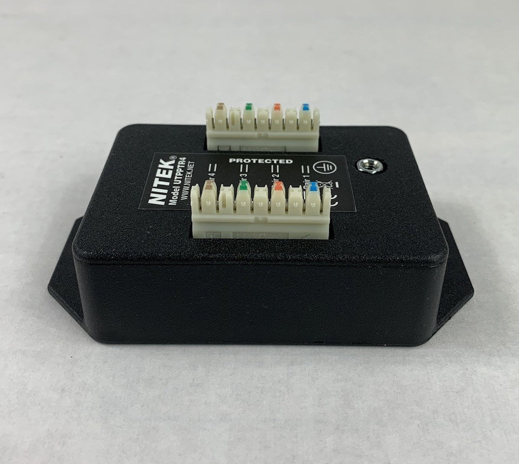 Nitek UTPPTR4 UTP Video RS422 Surge Protector
