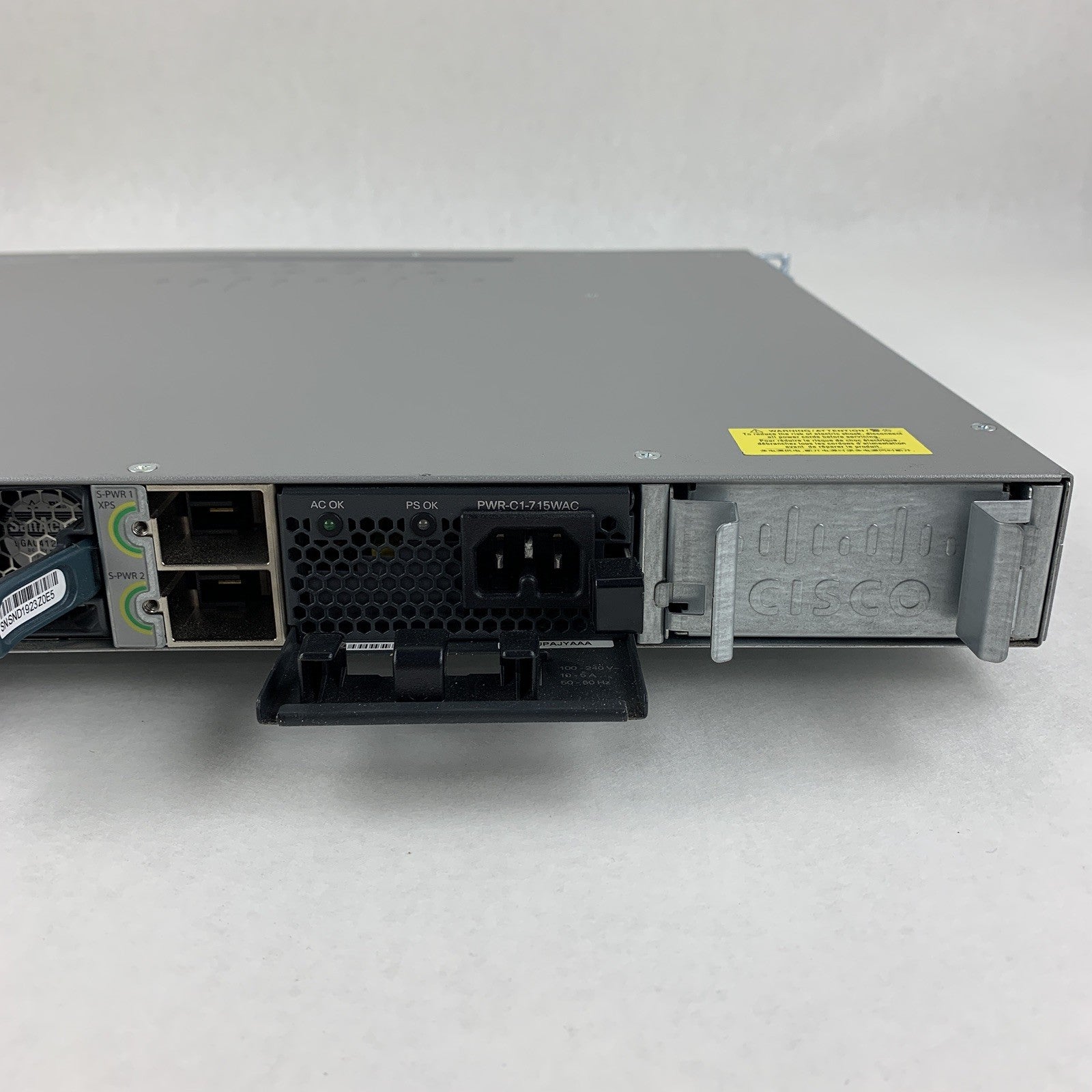 Cisco WS-C3850-48P-S V07 Catalyst 3850 w/ C3850-NM-4-1G Switch Tested Reset