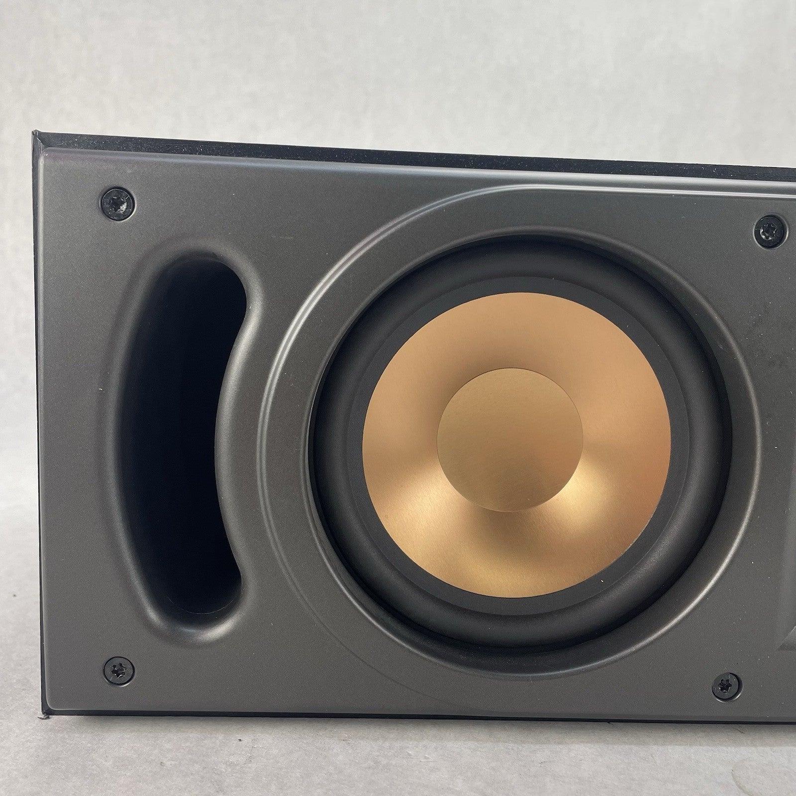 Klipsch Reference IV RC52 Center Speaker Black Dual 5.25" Tested Missing Grill2