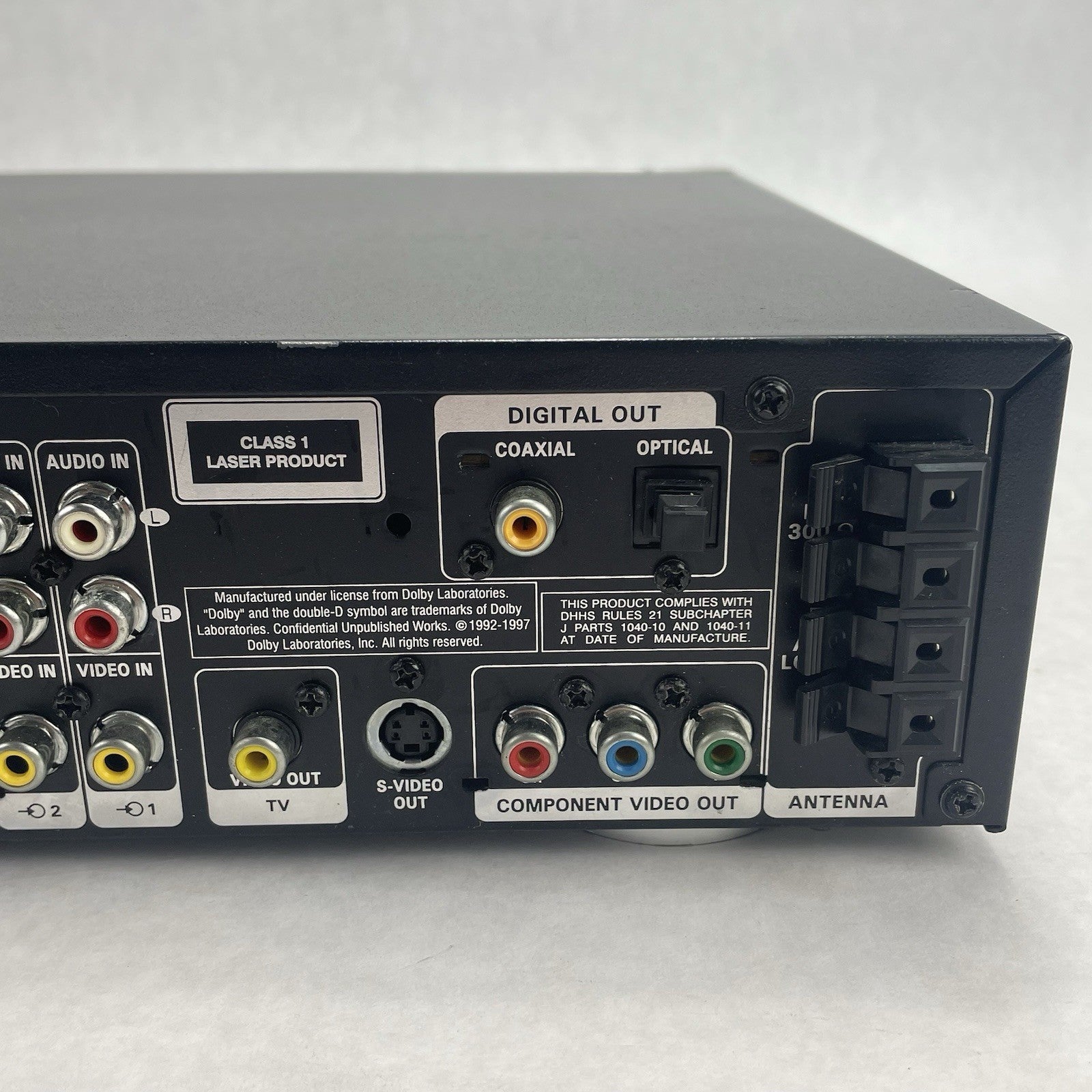 Koss C220 DVD Player Integrated 5.1 Reciver Broken Volume Dial For Parts8
