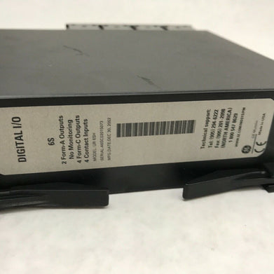 GE Multilin Digital I/O 6S UR 6SH, 2 Form A Outputs 4, Form C, 4 Contact