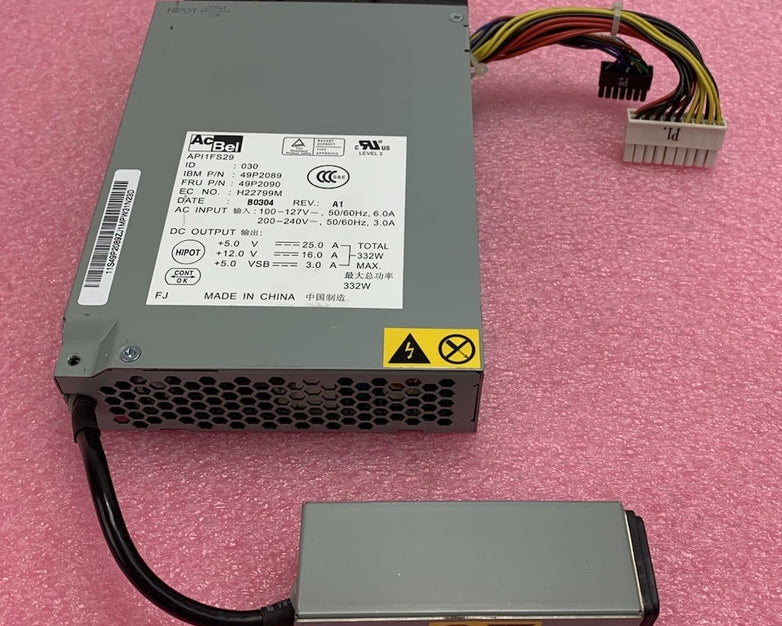 AcBel API1FS29 49P2089 332W Computer Power Supply