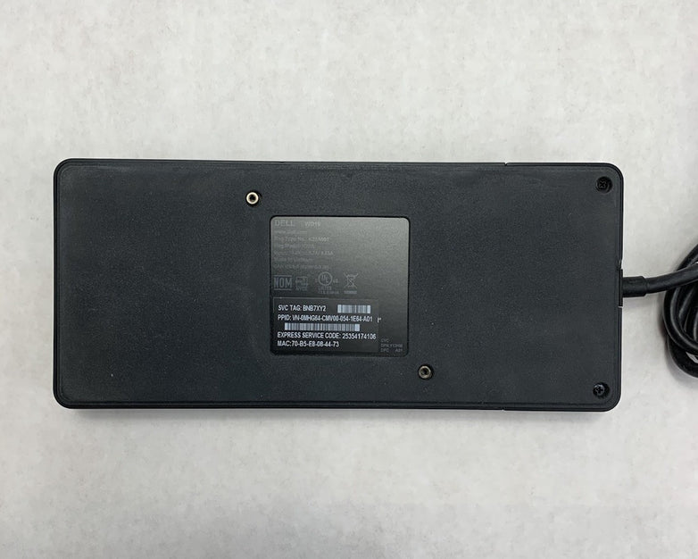 Dell WD19 K20A USB-C Thunderbolt Docking Station No AC Adapter