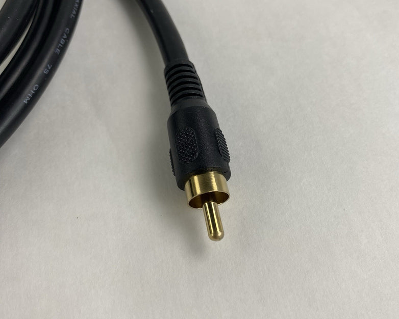 6 Ft A/V Componet Male to Male Gold Tip Cord lot of 3