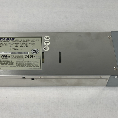 ETASIS Model EFRP-553V3 550W Redundant Power Supply