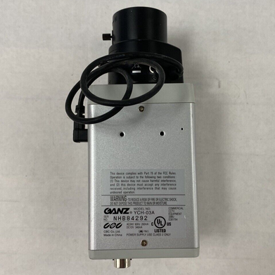 Ganz YCH-03A Color Camera with 1/3" 2.9-8.2mm 1:1.0 CS Lens For Parts or Repair