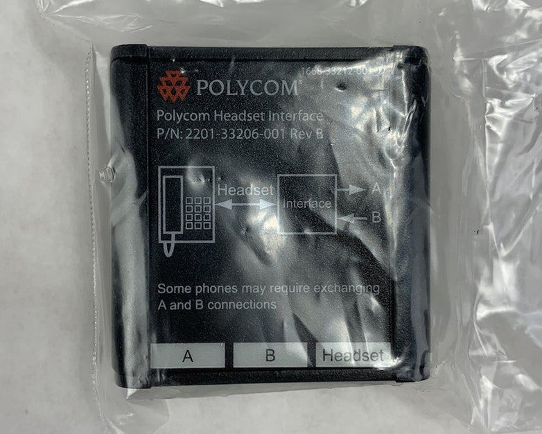 Polycom 2201-33206-001 Rev B Headset Interface Adapter