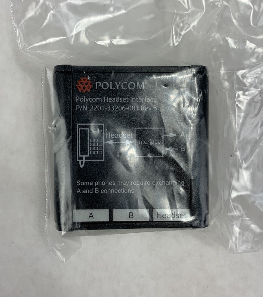 Polycom 2201-33206-001 Rev B Headset Interface Adapter