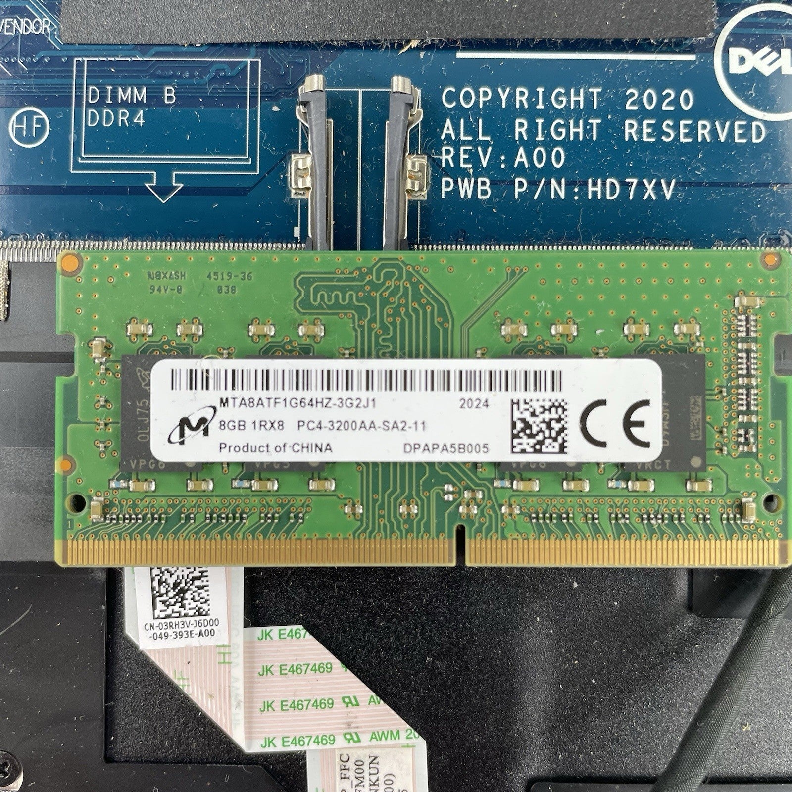 Dell Latitude 5510 15.6" i5-10310U 1.70 GHz 8 GB RAM No SSD/OS/Batt - Worn22
