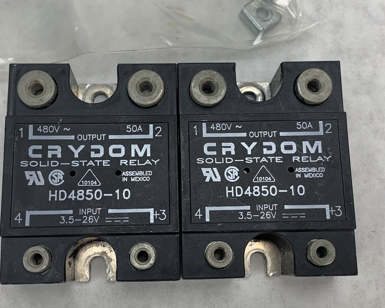 Lot of 2 CRYDOM Solid State Relay HD4850-10