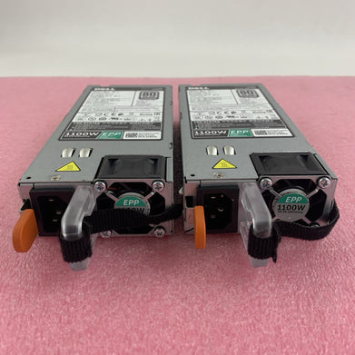 Dell L1100E-S1 CMPGM 1100W 80+ Platinum AC Power Supply Lot of 2x