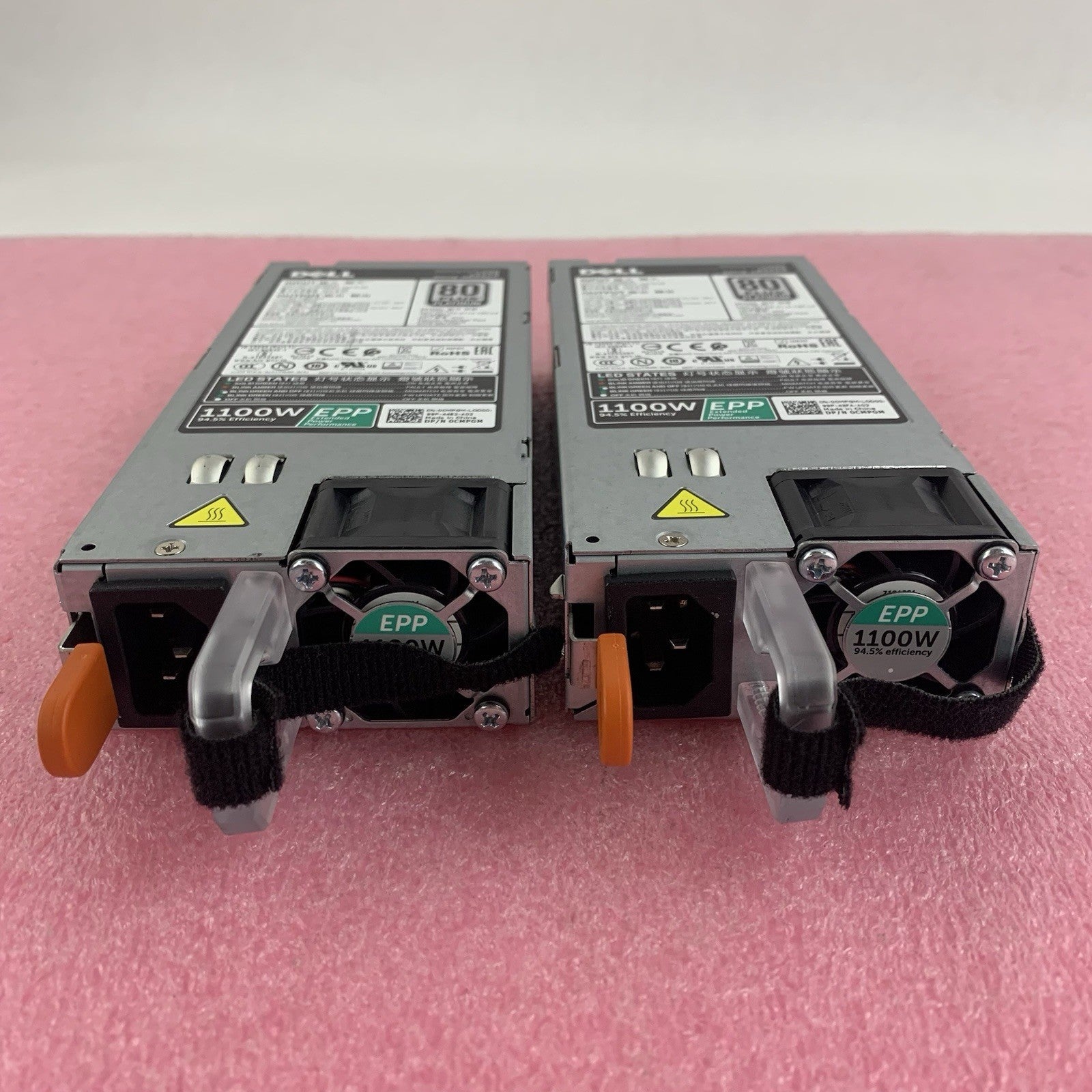 Dell L1100E-S1 CMPGM 1100W 80+ Platinum AC Power Supply Lot of 2x1