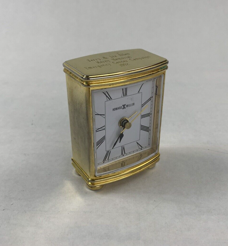 For Parts Howard Miller Travel Desk Clock