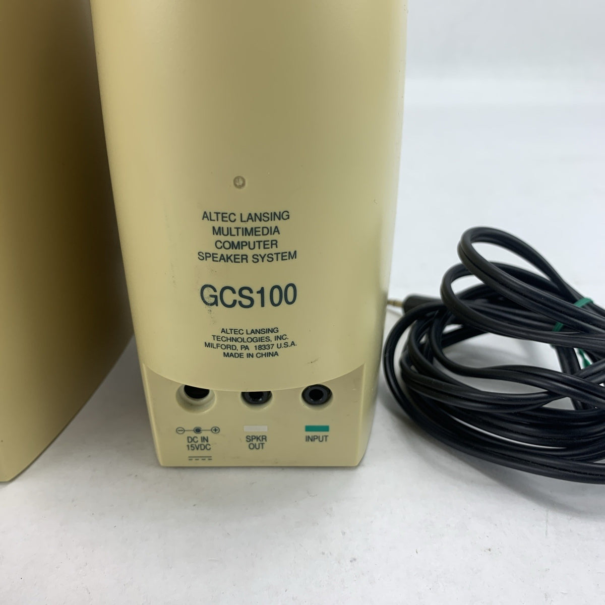 Altec Lansing GCS100 Multimedia Computer Speaker System - No DC Adapter - Tested4