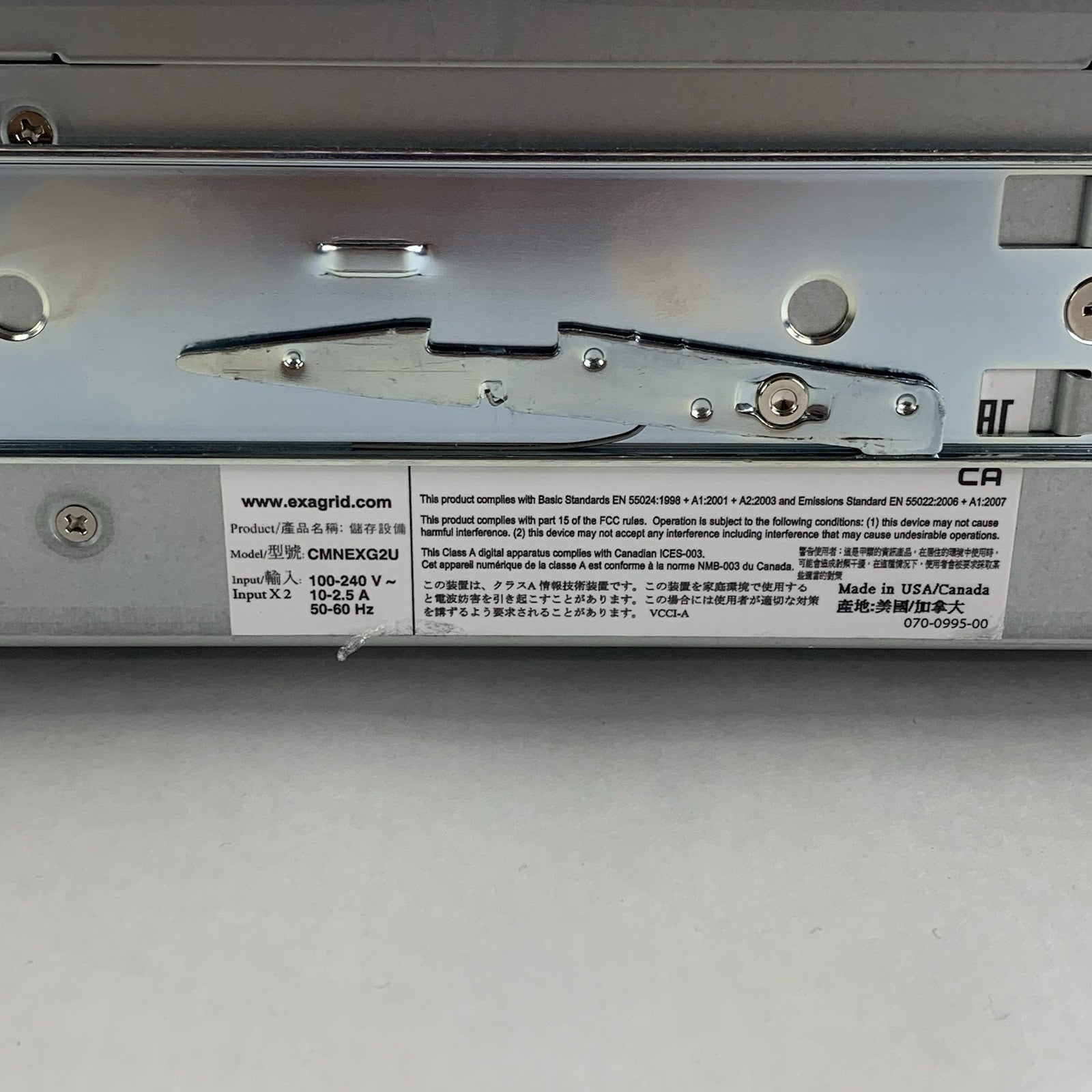 Exagrid EX36 SEC CMNEXG2U x11SCH-LN4F E-2136 3.3 GHz 64 GB Ram No OS No HDD9
