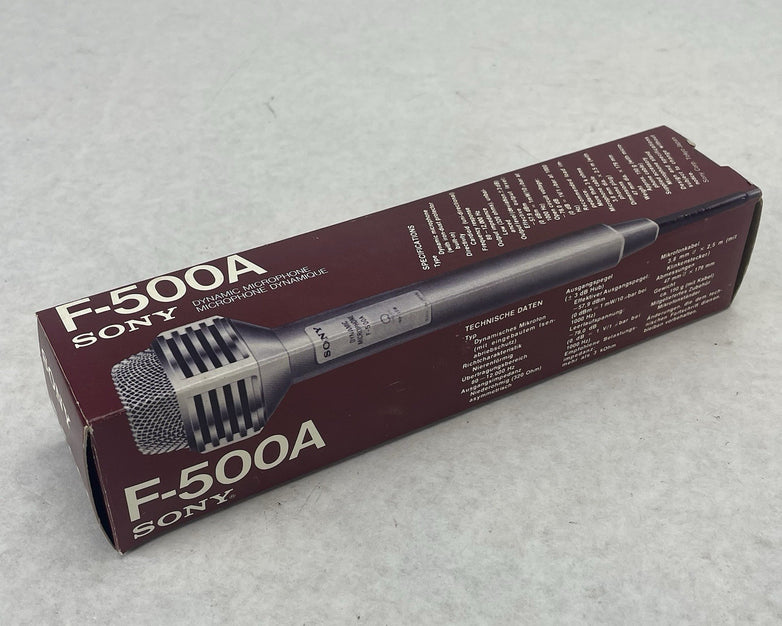 Sony Model F-500/ 500A/ 500S Dynamic Microphone Service Manual