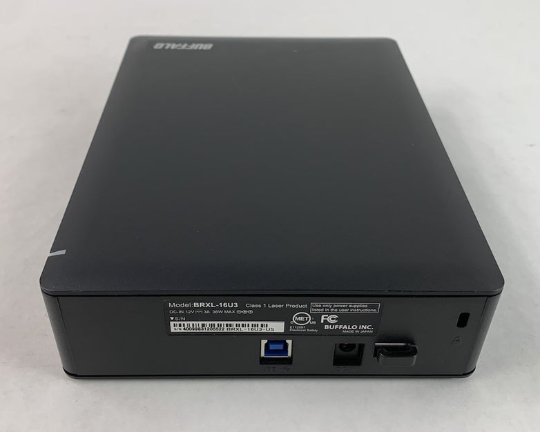 Buffalo BRXL-16U3 USB External Rewriteable Blu-ray/DVD Drive - Power Tested
