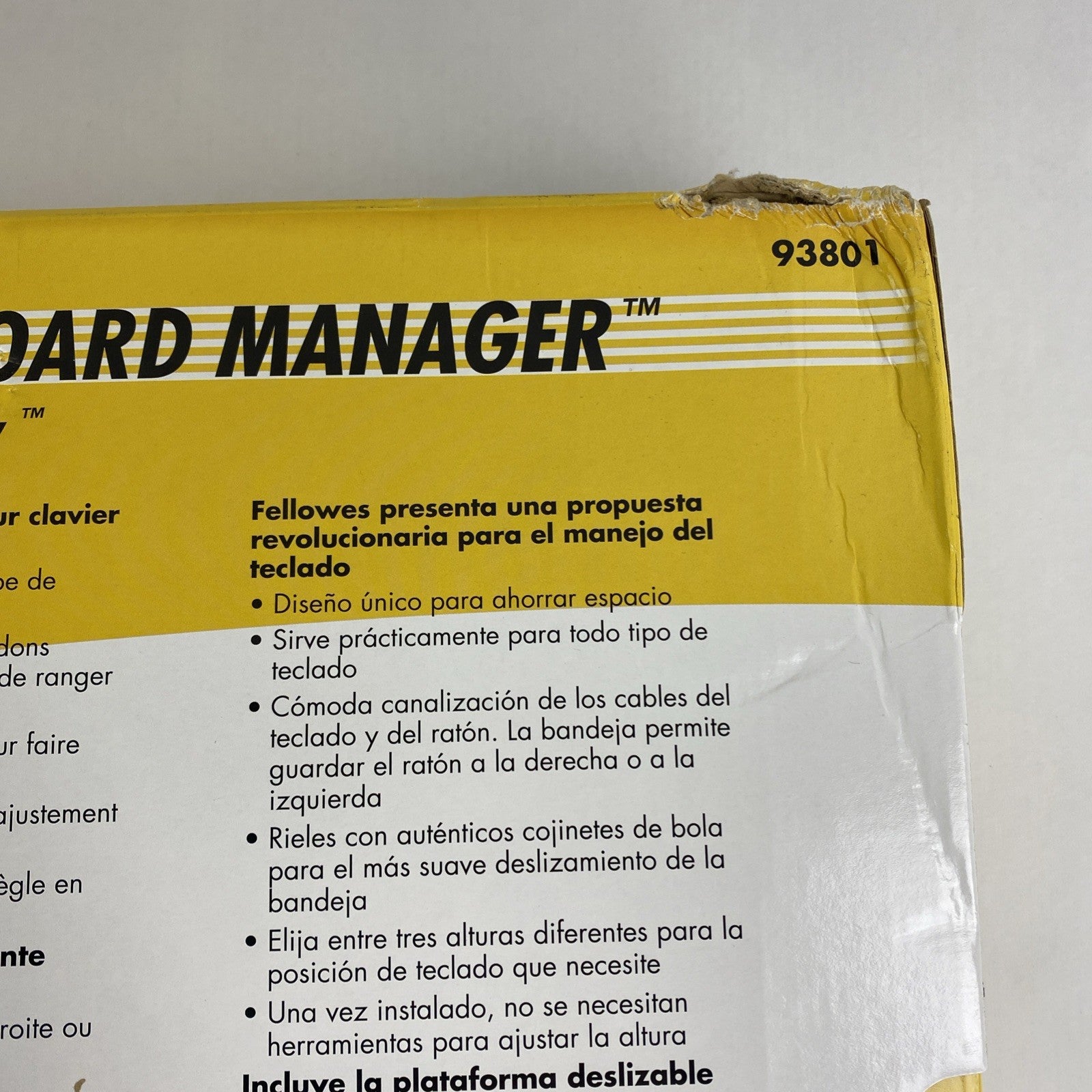 Fellowes 93801 Premium Underdesk Keyboard Manager7