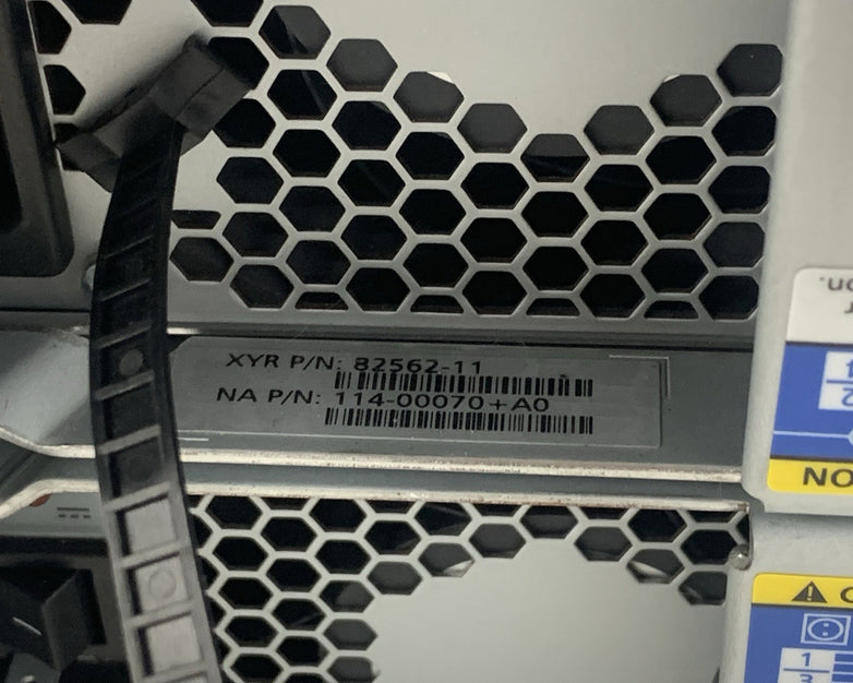 NetApp DS4243 NAJ‑0801 4U 24‑Bay Disk Shelf Chassis 2x IOM3 4x PSUs No HDDs