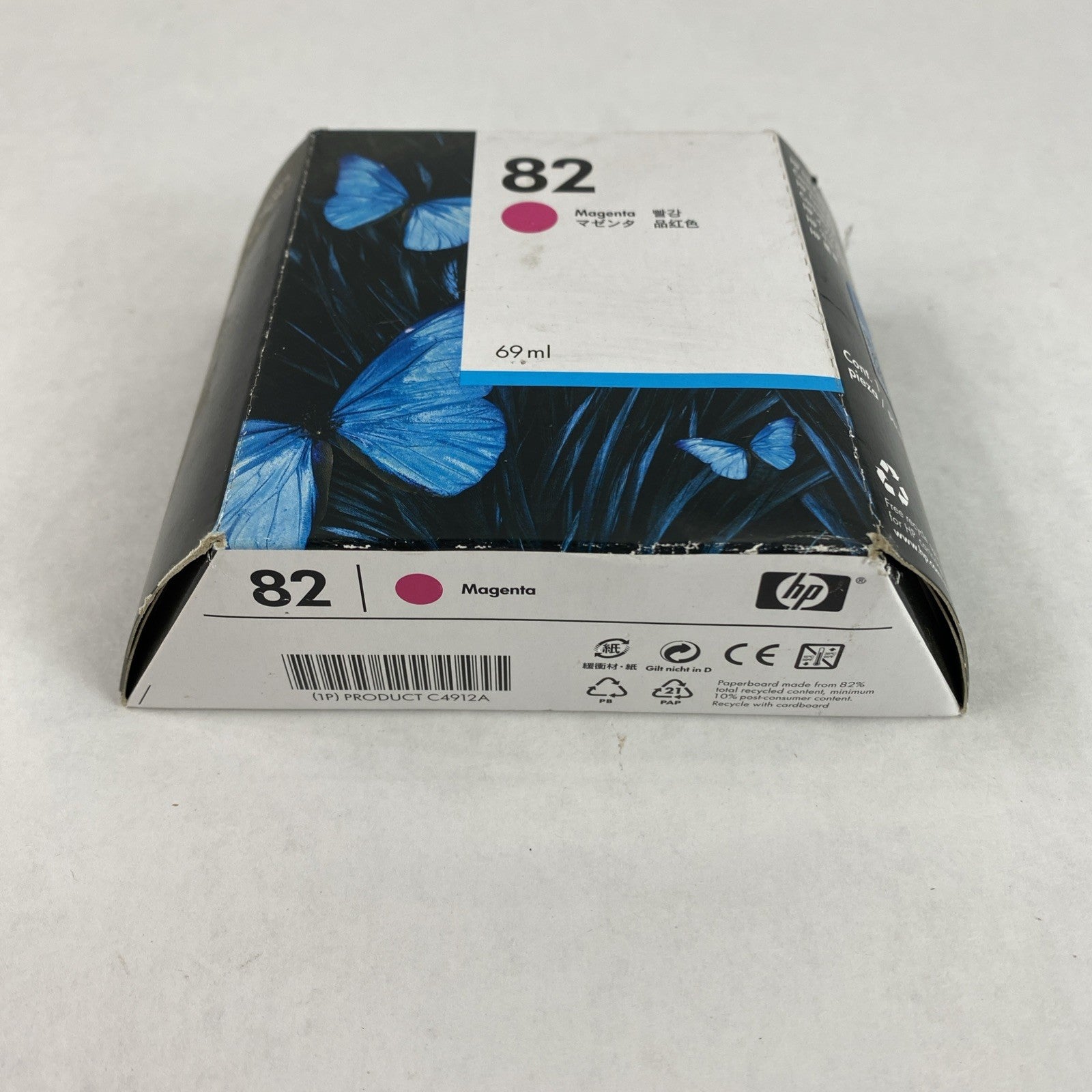 HP 82 Magenta 69ml w/ 82 Cyan 82 yellow Ink Cartridge Lot of 3 6