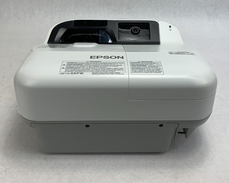 Epson BrightLink 595Wi H599A LCD Lamp Projector 2926 Lamp Hours - No Remote