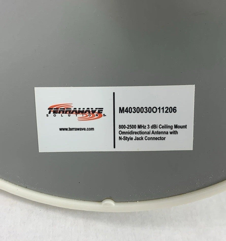 TerraWave M4030030O11206 800-2500 MHz 3dBi Omnidirectional Antenna