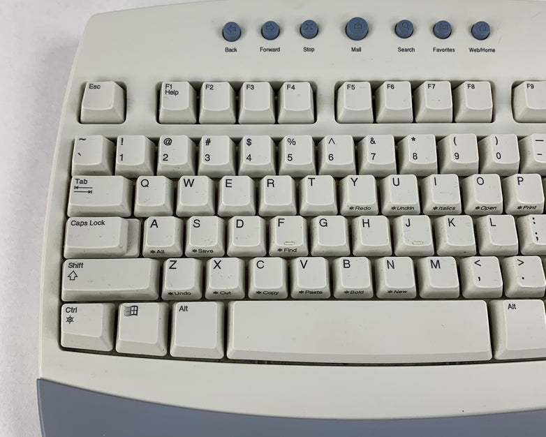 Microsoft Internet Keyboard X05-52211 Ps/2 Vintage Wired w/ Box and Manuals