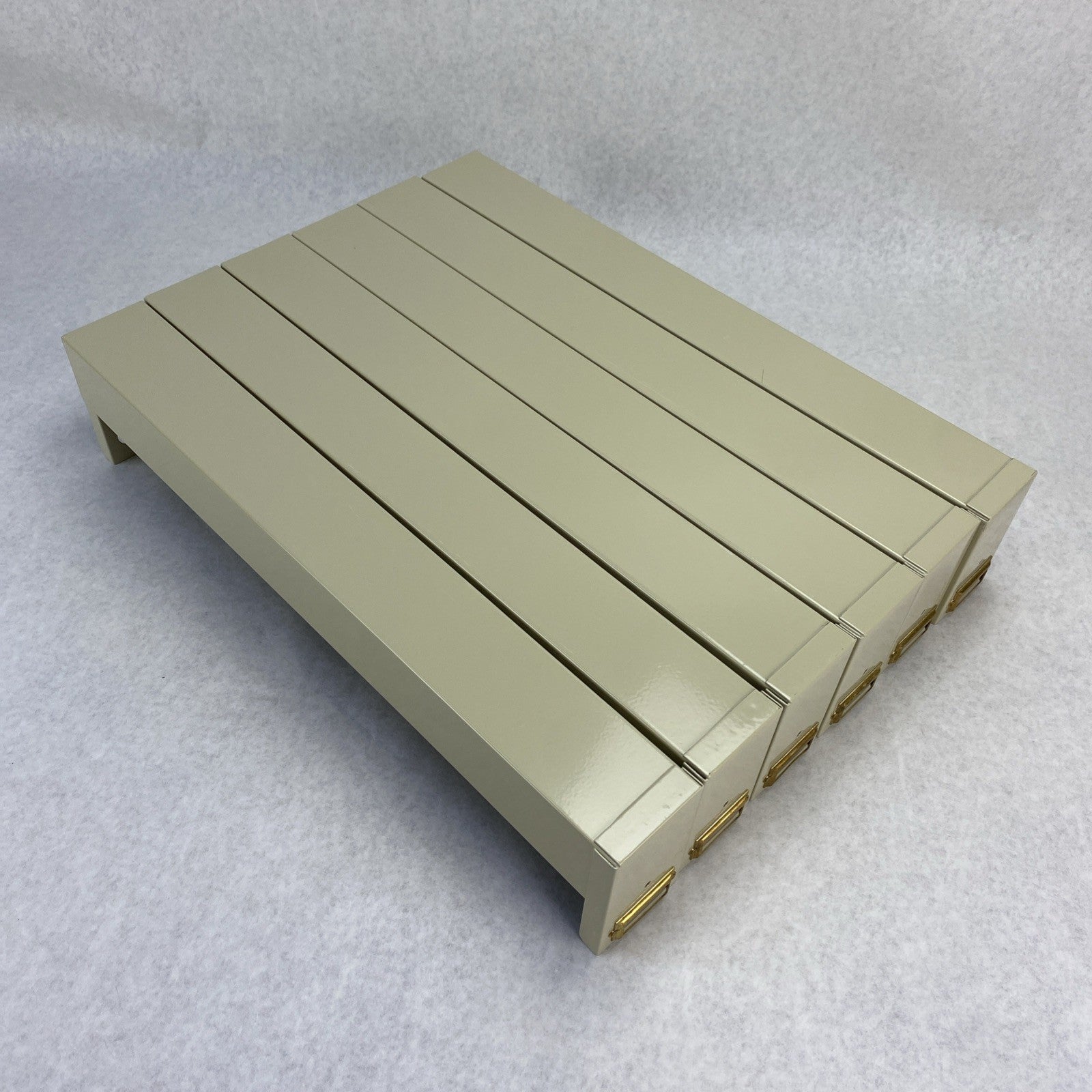 Fisherbrand 07212103 Six Microscope Slide Storage Divided Drawers Light Tan7