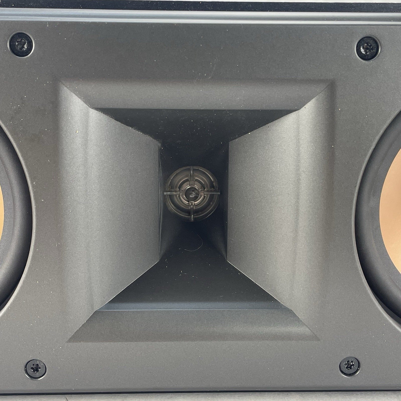 Klipsch Reference IV RC52 Center Speaker Black Dual 5.25" Tested Missing Grill3
