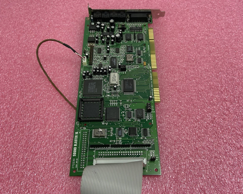Creative Labs Sound Blaster 16 CT2230 ISA Audio Card w/CD In Cord