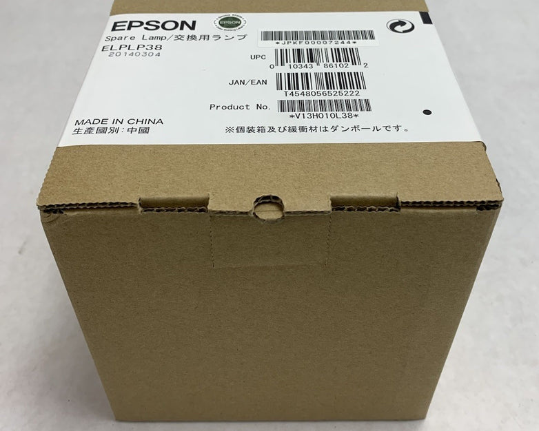 Epson ELPLP 38 OEM Projector Spare Lamp - New Sealed
