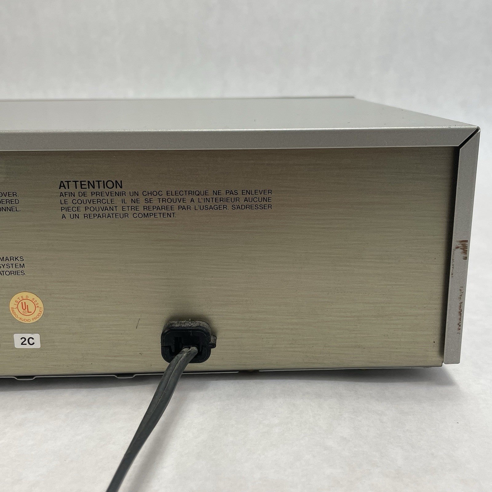 Sony TC-FX33B Stereo Cassette Deck For Parts12