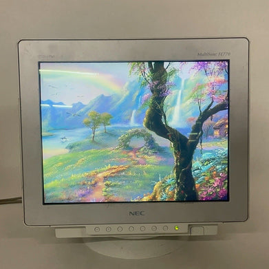 NEC FE770 MultiSync 16' CRT VGA Computer Monitor Tested