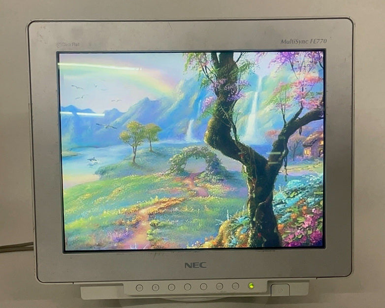 NEC FE770 MultiSync 16' CRT VGA Computer Monitor Tested