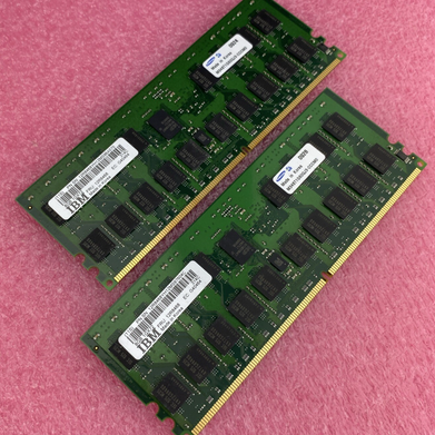 IBM 12R8468 Memory 8GB 400MHz DDR2 DIMM 276-Pin RAM Untested Lot Of 2