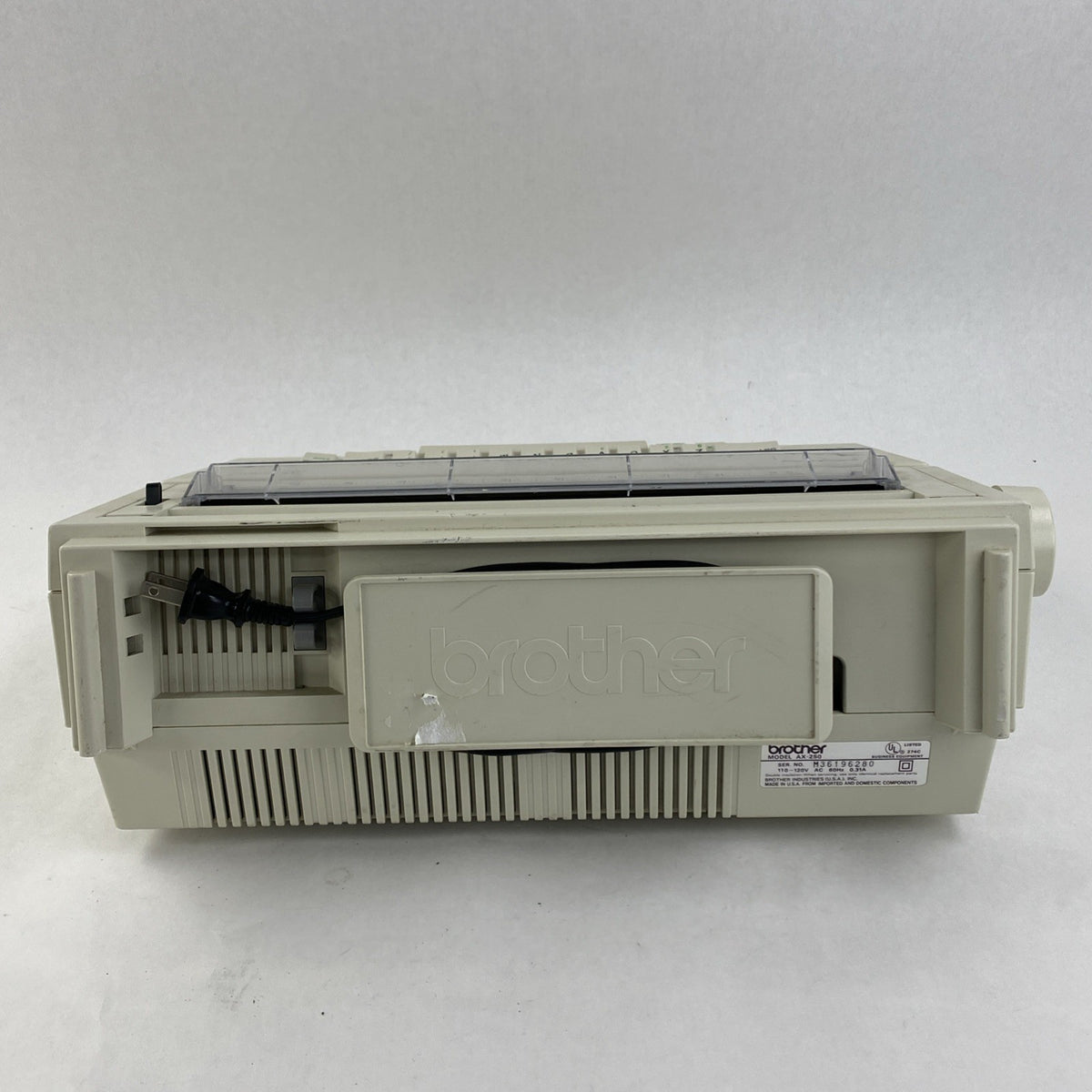 Brother AX 250 Electronic Typewriter No Ribbon Tested14
