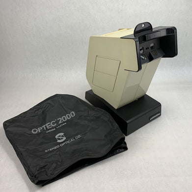 Stereo Optical Optec 2000P Vision Tester - Parts or Repair w/ Cover