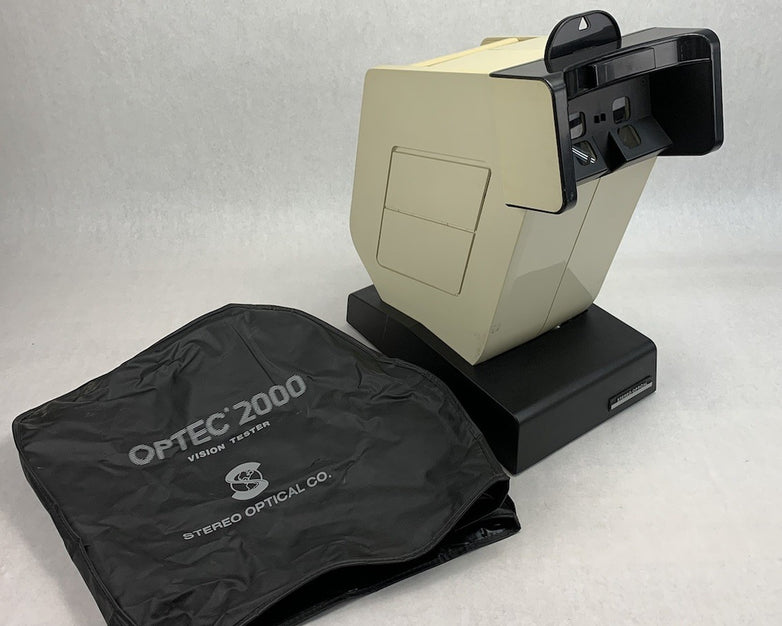 Stereo Optical Optec 2000P Vision Tester - Parts or Repair w/ Cover